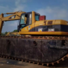Used Caterpillar CAT 320C Amphibious Excavator for Sale