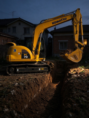 Used Komatsu PC70 Excavator